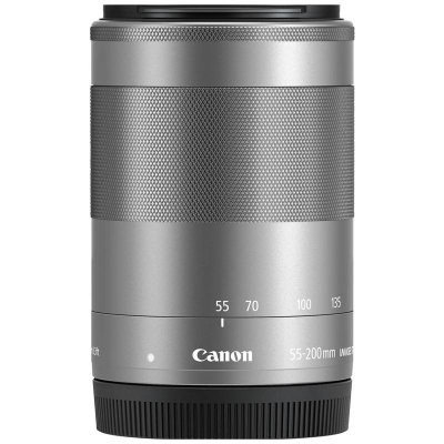Ống kính Canon EF-M 55-200mm F4.5-6.3 IS STM - Bạc Mới